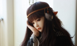 印第安的精灵少女