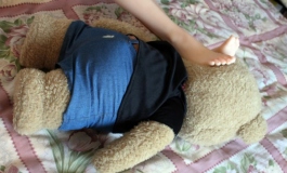 a foot fetish bear