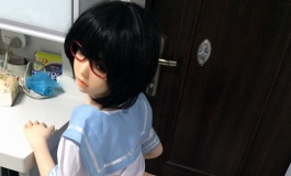 蓝白超短水手服