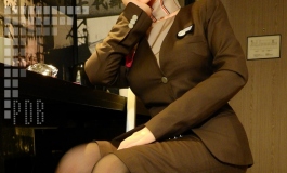 待機中的空中服務媛