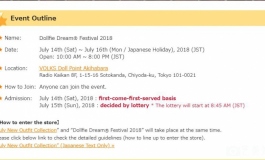 「Dollfie Dream®フェス2018」開催！！