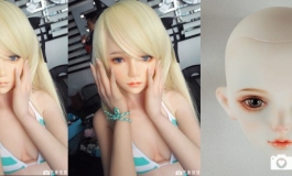 借助别人娃娃的图尝试画一下妆，仿bjd娃娃妆面