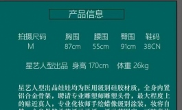 星艺人型-各项身体数据~~~