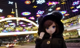 聖誕夜燈飾~!