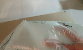 新到货，冒着小雨迫不及待