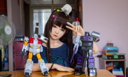 #俊影杯我梦中的女神#小蝶萝莉酱带你玩转变形金刚FT-30A银剑 ...