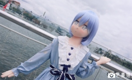 夏末，大女儿宵月的公园Lolita外景