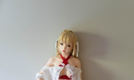 「Fate/GrandOrder」泳装尼禄COS 小蝶萝莉福利 19P