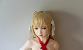 「Fate/GrandOrder」泳装尼禄COS 小蝶萝莉福利 19P