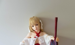「Fate/GrandOrder」泳装尼禄COS 小蝶萝莉福利 19P