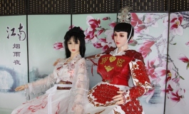 #第二届摄影大赛#【大娃组】雨璇泪红妆汉服&墨颜红白轻甲 ...