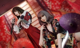 #第二届摄影大赛#【大娃组】 双刀姐妹花