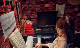 学琴的雨蝶妹妹