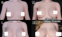 爱莎贝儿Elsa Babe各种身高的各种胸型的对比图