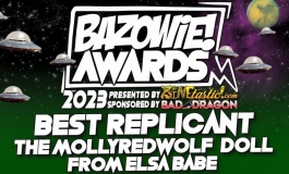 Molly Red Wolf娃娃赢得了2023 Bazowie Awards年度最佳复制人爱娃娃