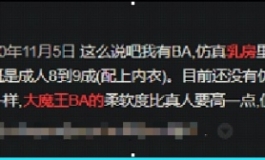 亚娃bt变态软评测--我摸过最软的娃娃胸部